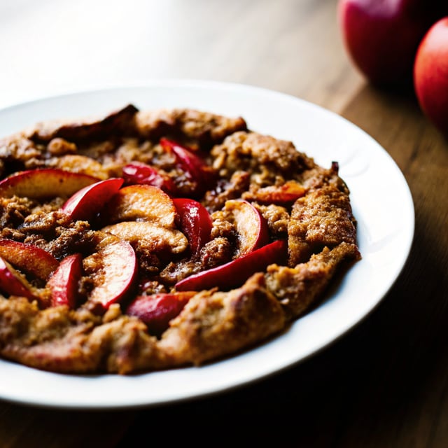 Apple Cinnamon Streusel Galette