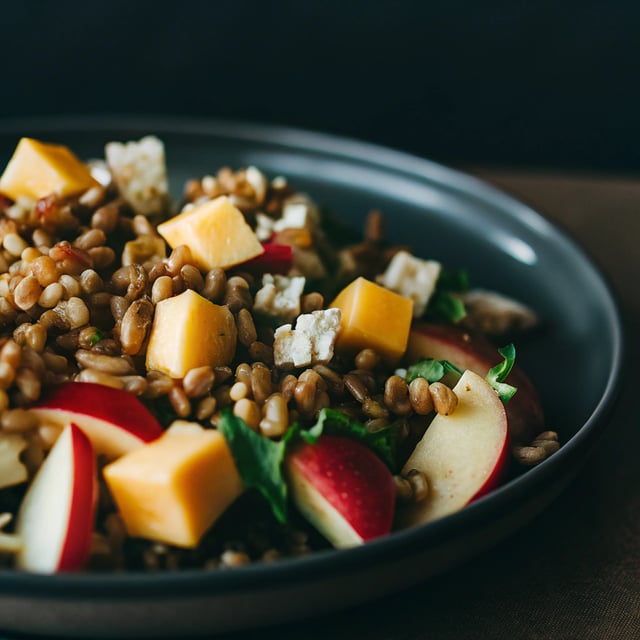 Apple, Gouda, and Farro Salad