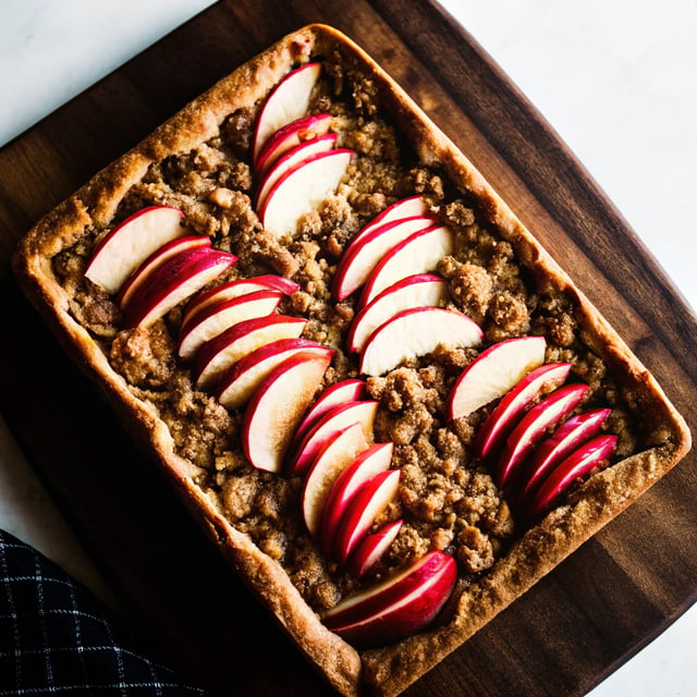 Apple Slab Pie with Crumb Topping