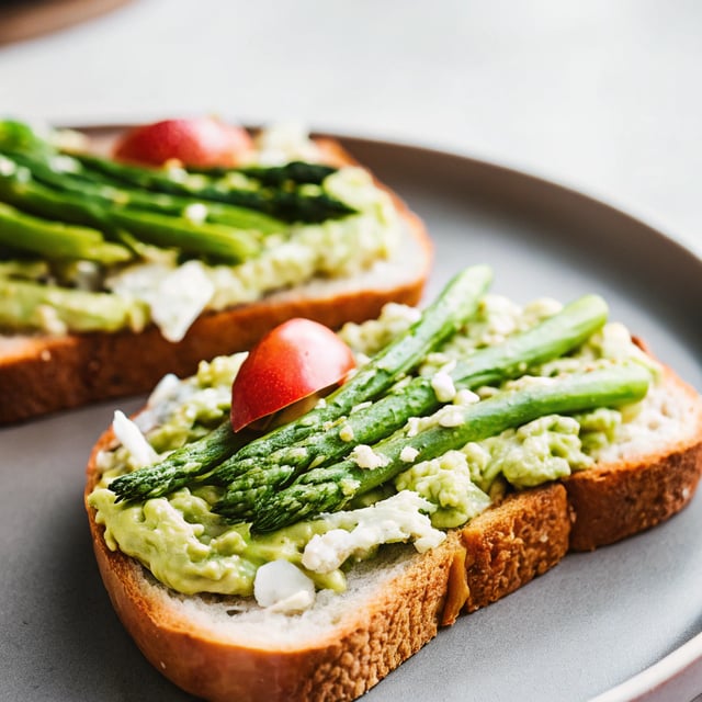 Avocado Asparagus Toast