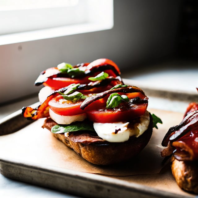 Bacon Caprese Sandwich