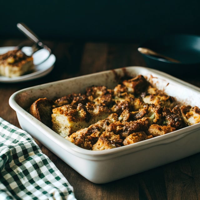 Baked Eggnog French Toast