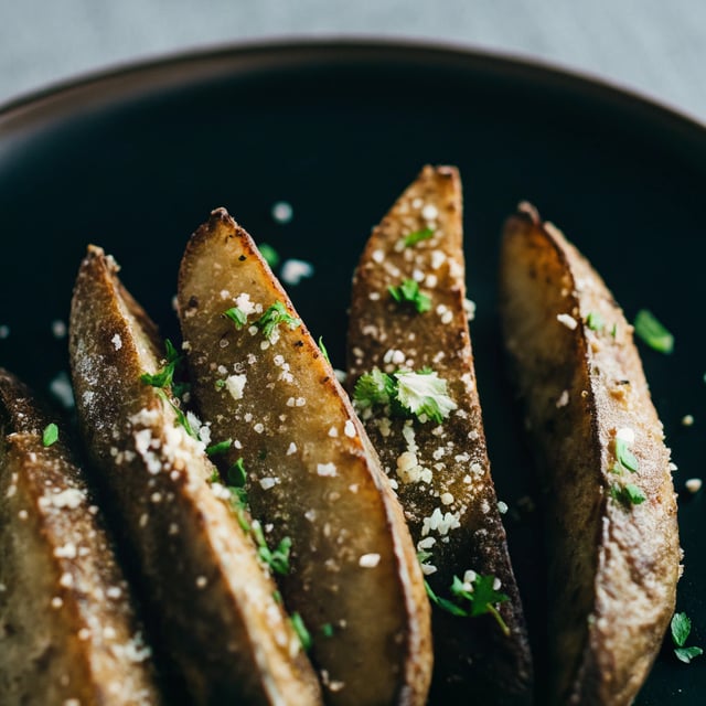 Baked Garlic Parmesan Potato Wedges