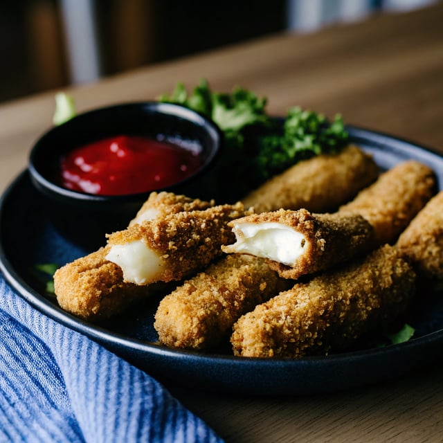 Baked Mozzarella Sticks