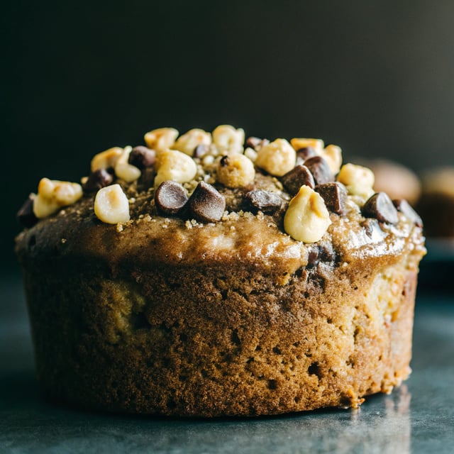 Banana Cake with Chocolate Chip Hazelnut Streusel