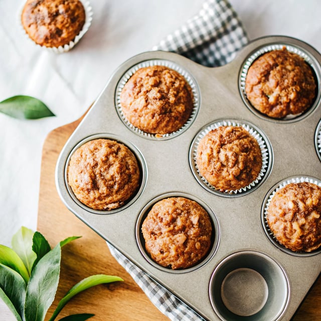Banana-Nut Oat Bran Muffins
