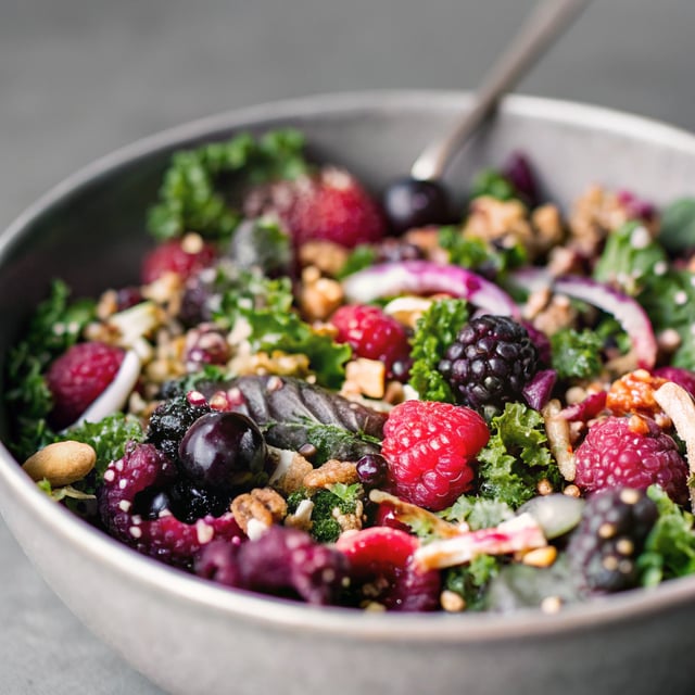 Berry Kale Salad