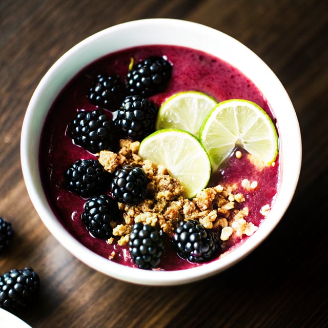 Blackberry Lime Smoothie