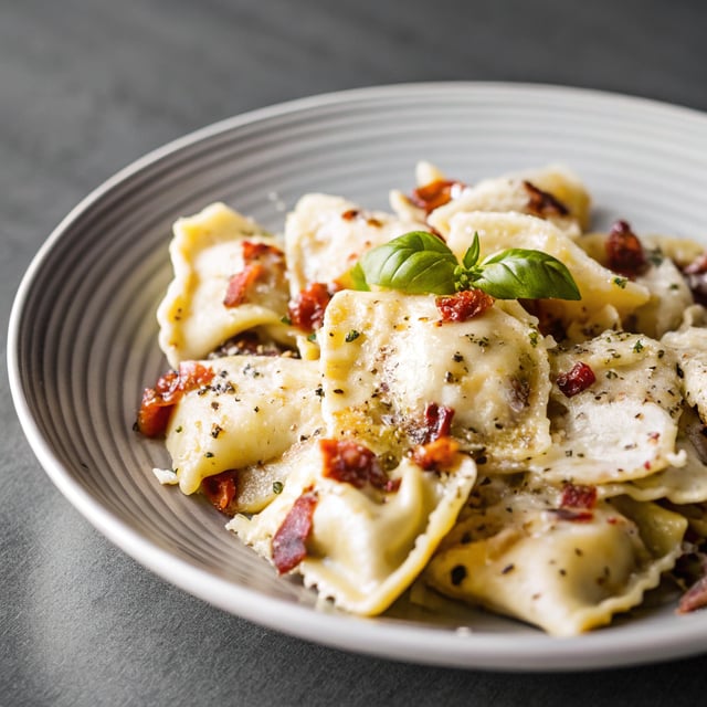 Brown Butter Bacon Tortellini