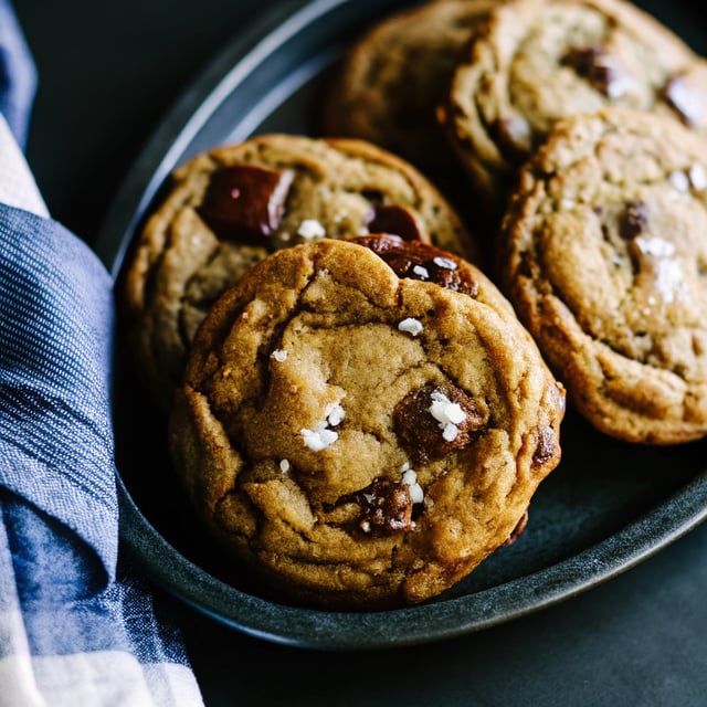 Brown Butter Toffee Chocolate Chunk Cookies