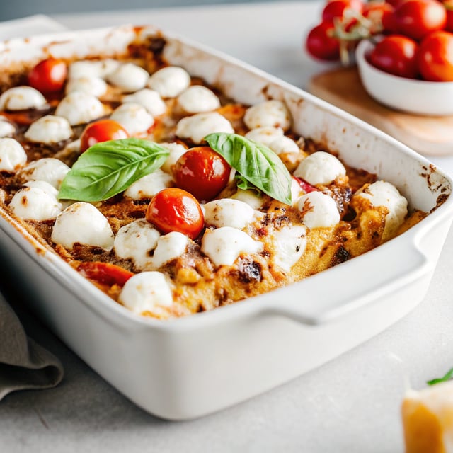 Caprese Breakfast Casserole