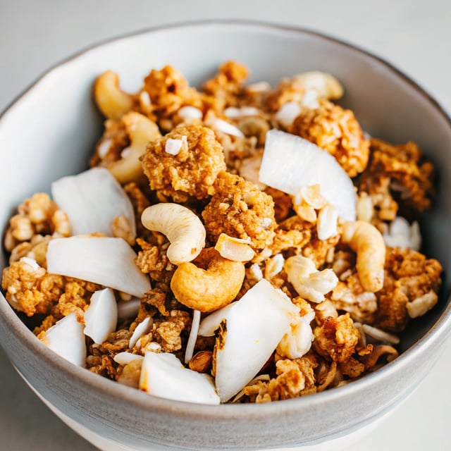 Cashew Coconut Granola