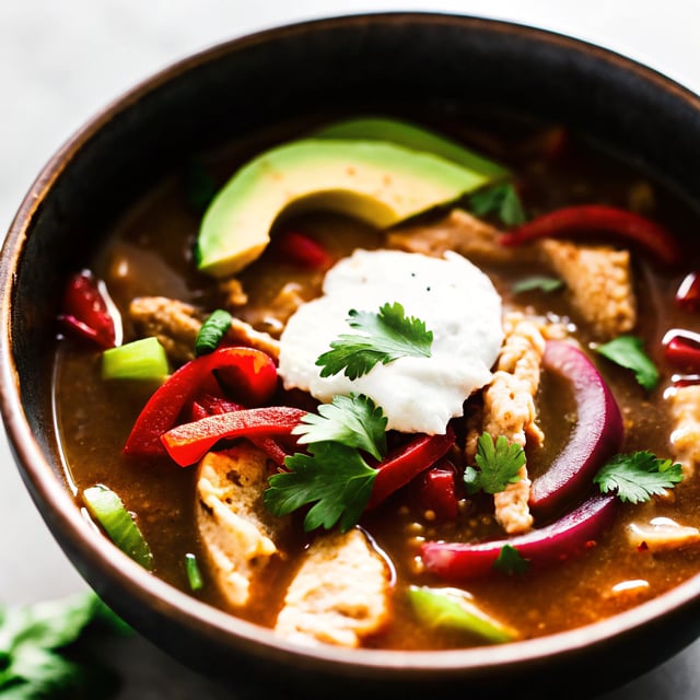 Chicken Fajita Soup
