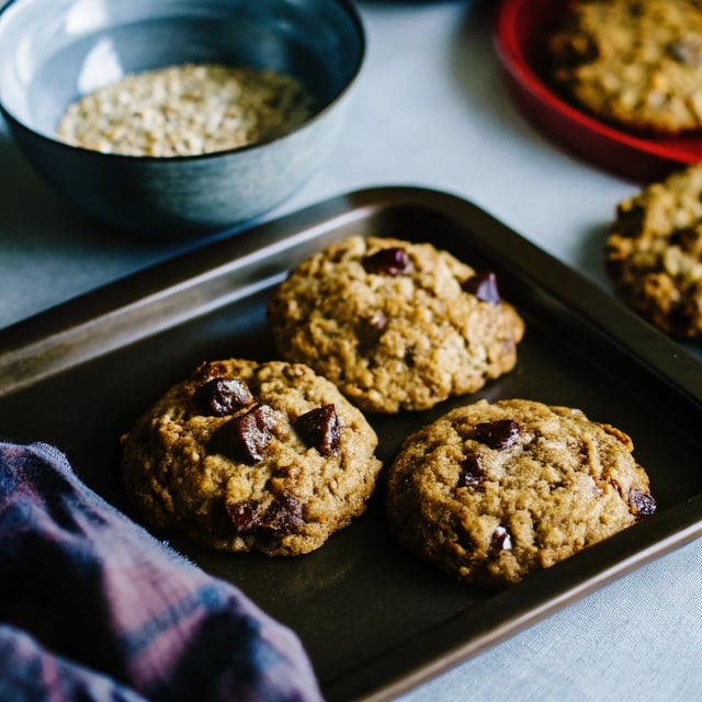 Chocolate Chunk Oat Cookies