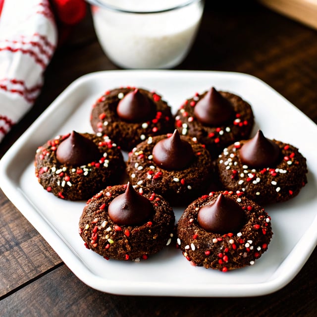 Chocolate Kiss Cookies