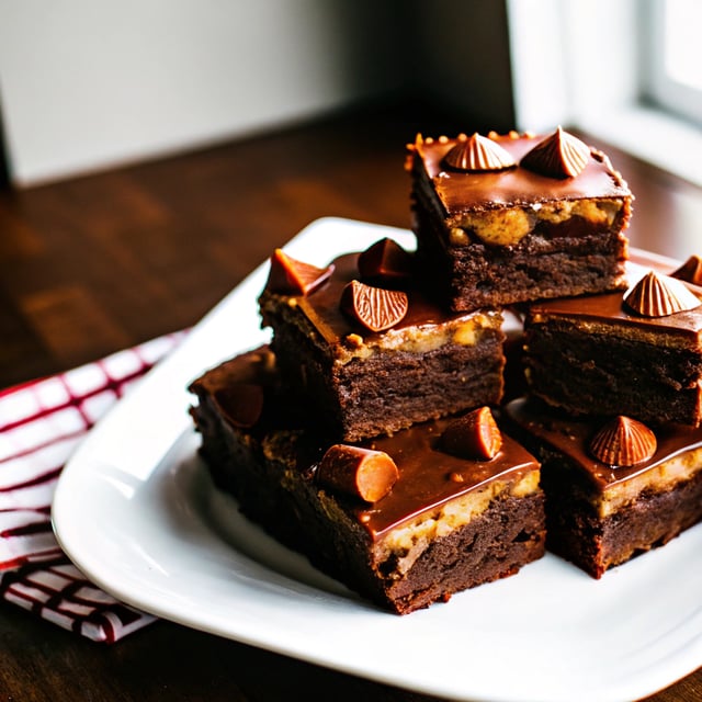 Chocolate Peanut Butter Brownies