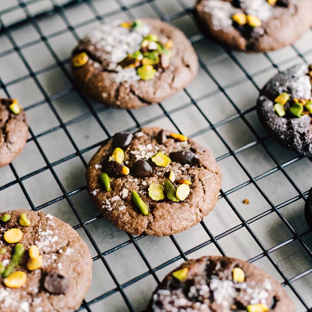 Chocolate Pistachio Cookies