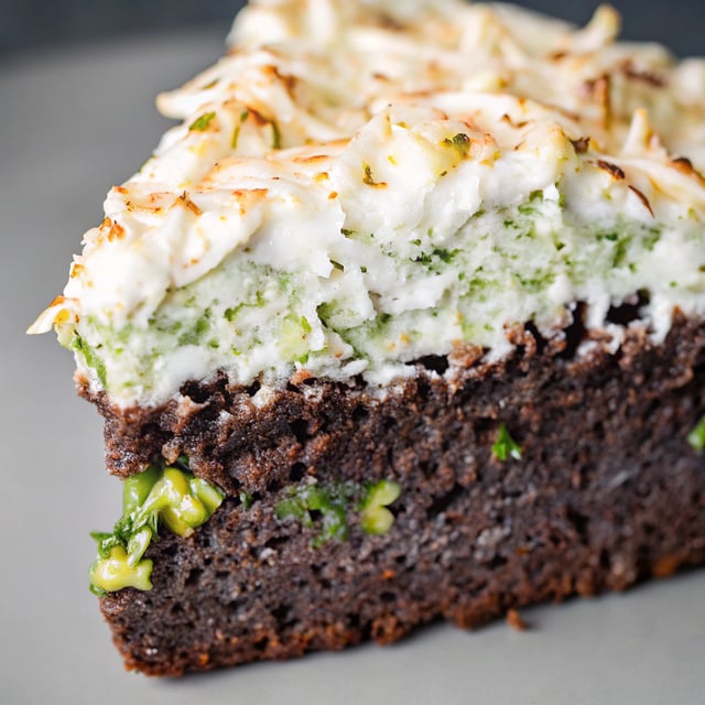 Chocolate Zucchini Coconut Cake