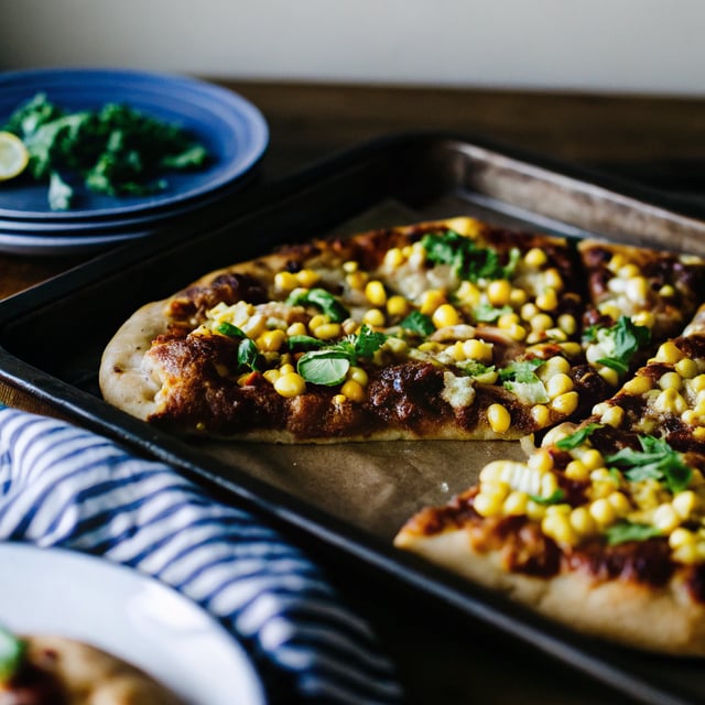 Chorizo Corn Pizza
