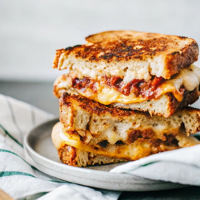 Chorizo Grilled Cheese with Chipotle Mayo
