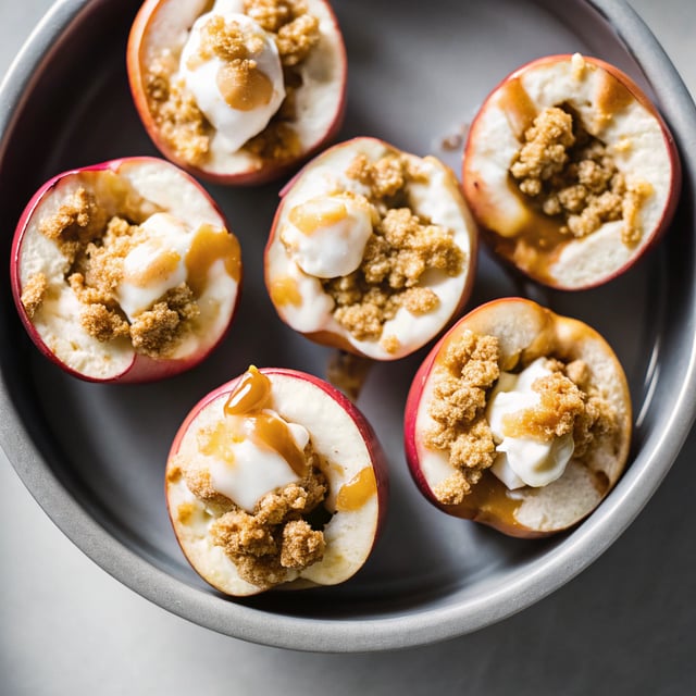 Cinnamon Streusel Baked Apples