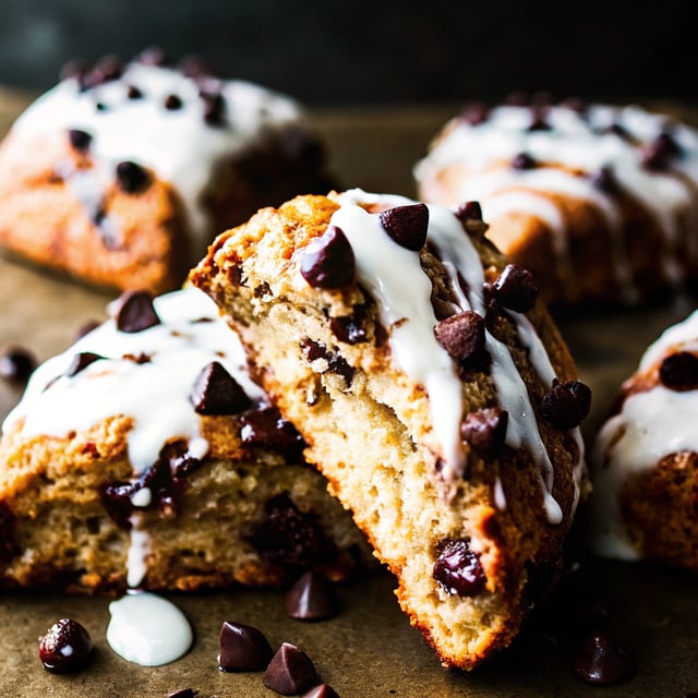 Coconut Chocolate Chunk Scones