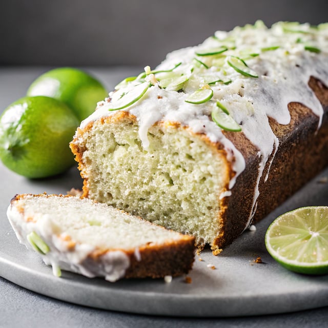 Coconut Lime Loaf Cake
