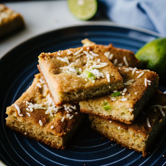 Coconut Lime Sugar Cookie Bars