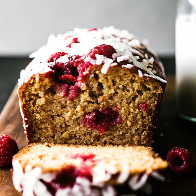 Coconut Raspberry Bread