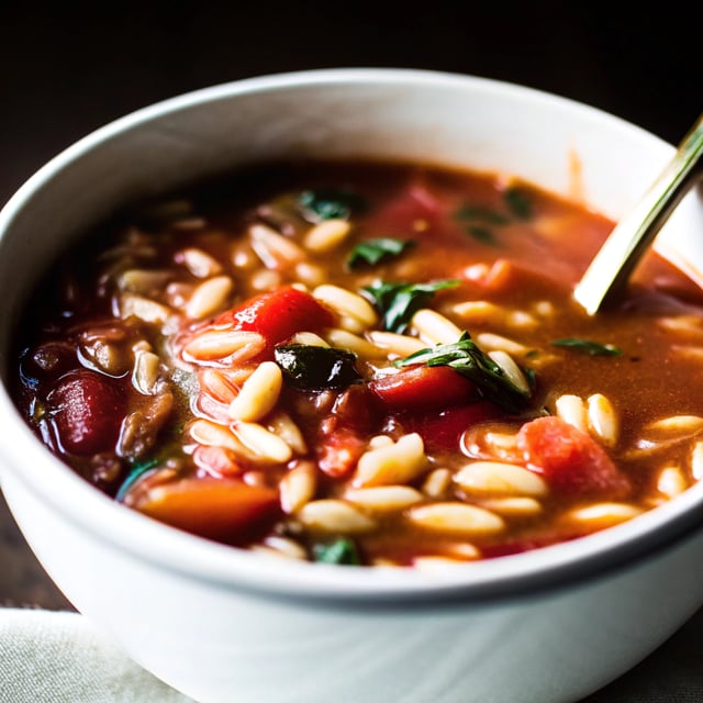 Creamy Tomato Orzo Soup