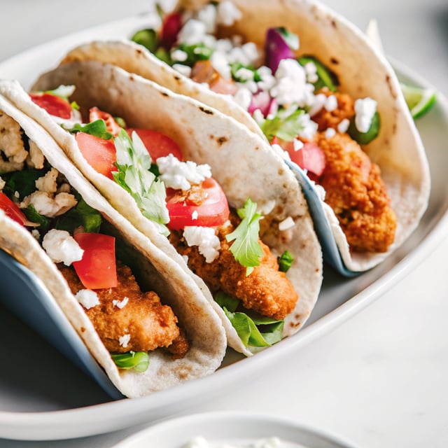 Crispy Buffalo Chicken Tacos