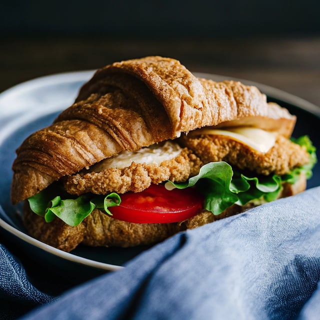 Crispy Chicken Croissant Sandwich