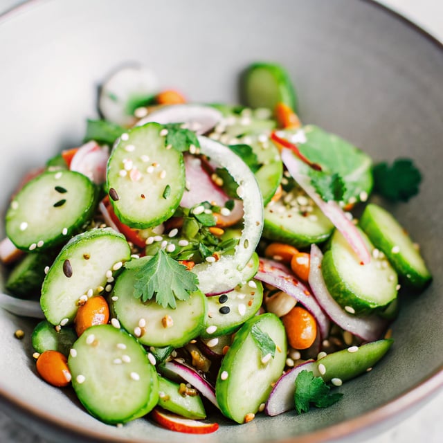 Cucumber Edamame Salad