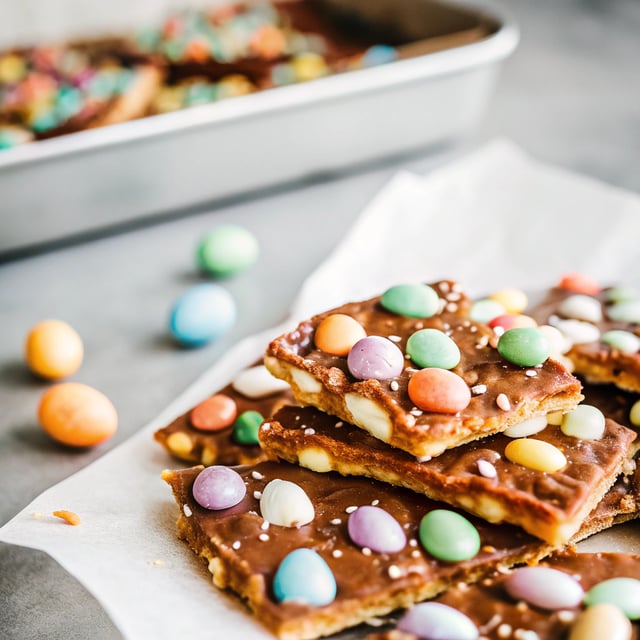 Easter Saltine Toffee