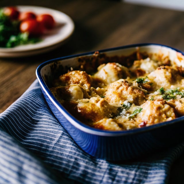 Easy Cheesy Baked Tortellini
