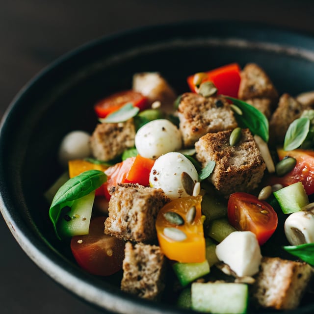 Fall Panzanella Salad
