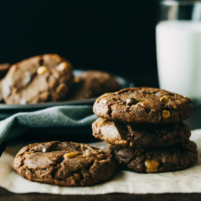 Flourless Chocolate Peanut Butter Cookies