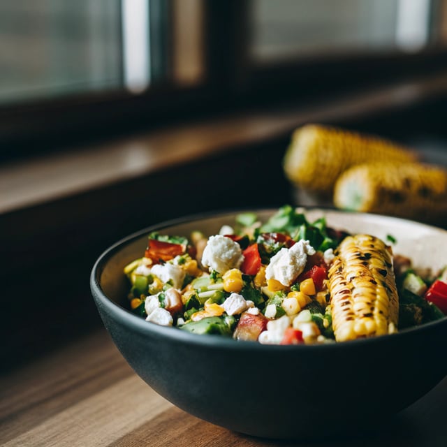 Grilled Corn Salad