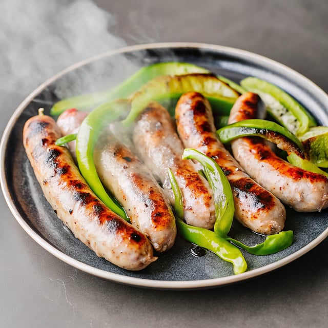 Grilled Italian Sausage and Peppers