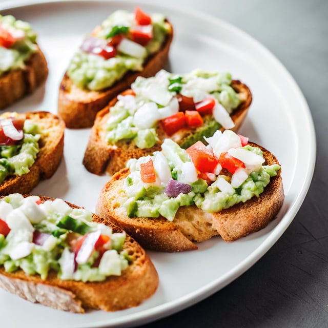 Guacamole Bruschetta