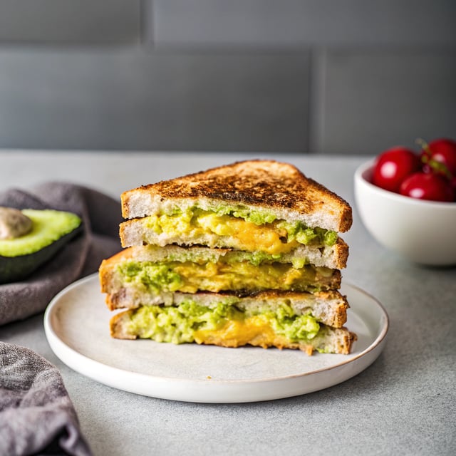 Guacamole Grilled Cheese Sandwich