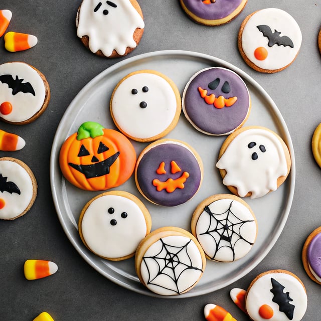 Halloween Candy Cookies