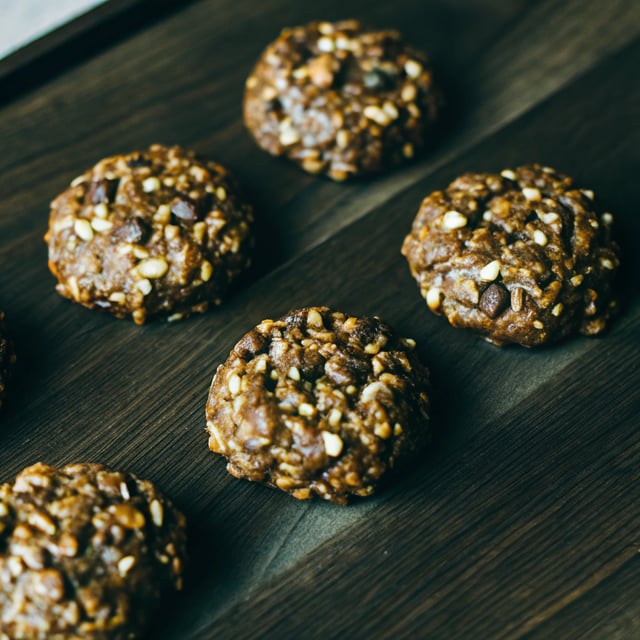 Healthy No-Bake Cookies {Vegan & Gluten-Free}