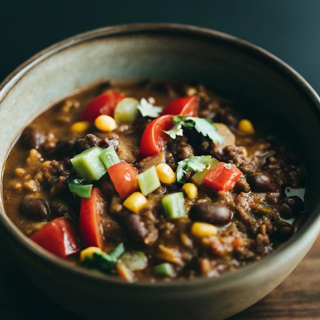 Hearty Vegetarian Chili