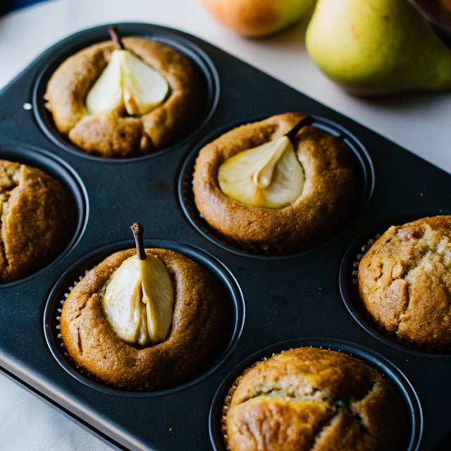 Honey Pear Muffins