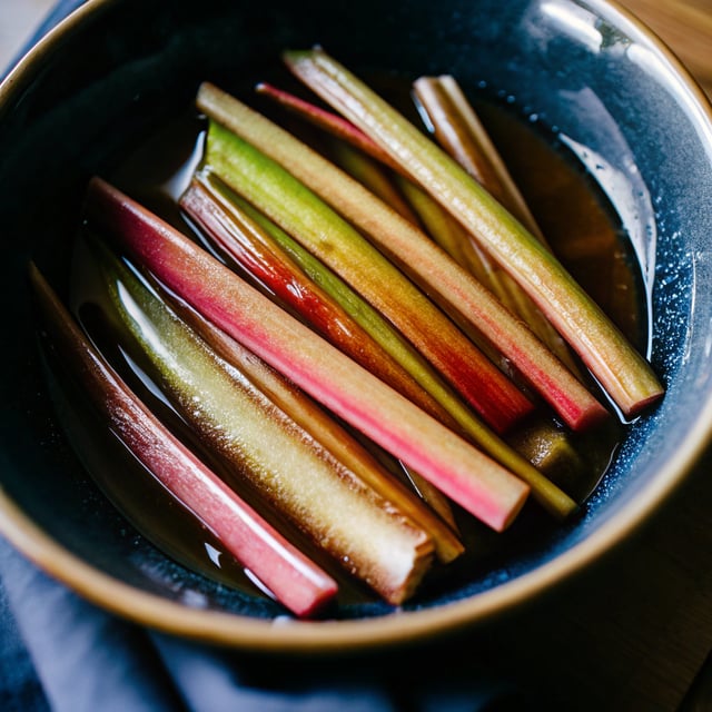 Honey Roasted Rhubarb