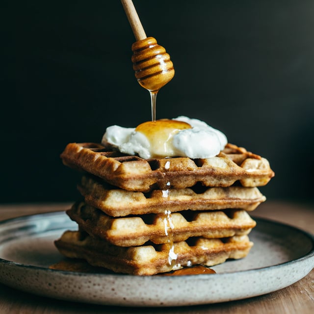 Honey Yogurt Waffles