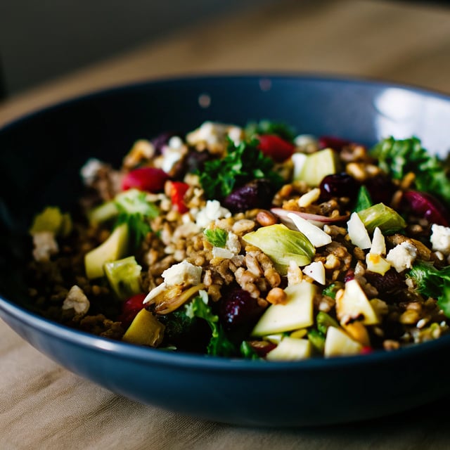 Kale and Wild Rice Salad