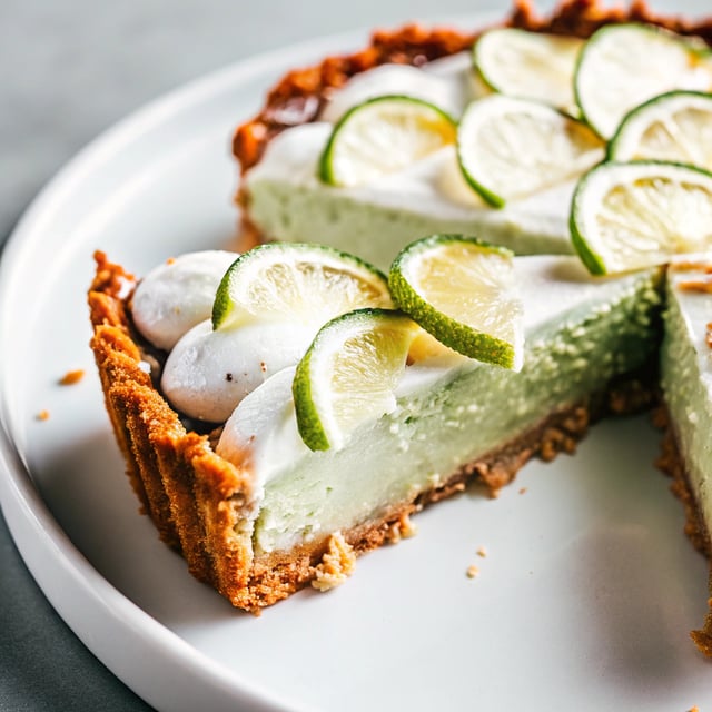 Key Lime Pie with Coconut Macaroon Crust