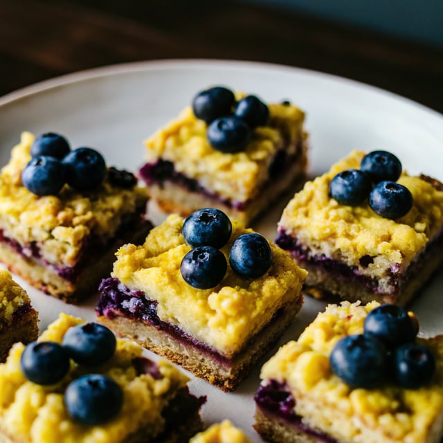 Lemon Blueberry Bars